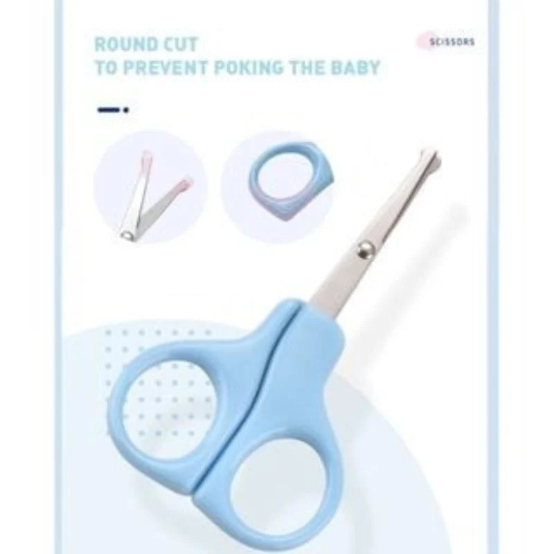 Kit de cuidados e higiene para bebês recém-nascidos, 13 peças, com escova, cortador de unhas, termômetro, tesoura e acessórios