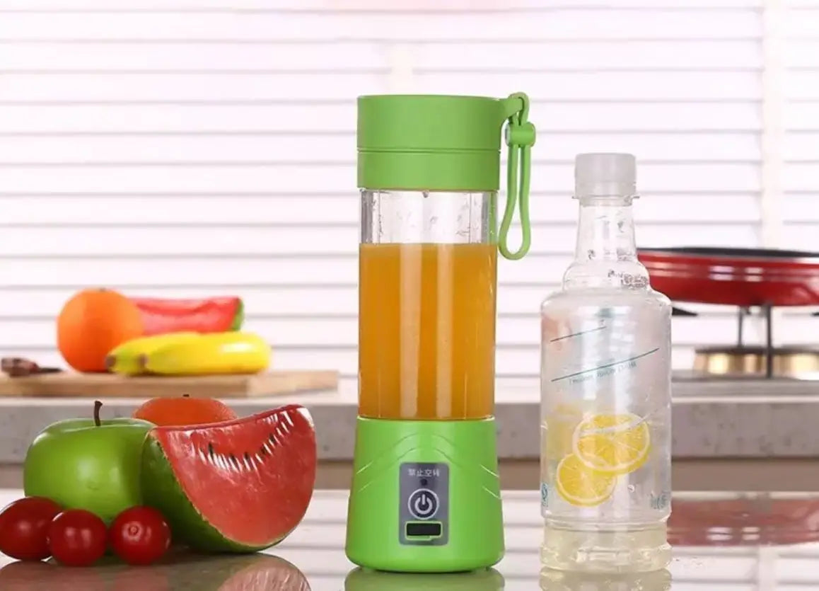 Liquidificador Elétrico Usb Recarregavel Portátil 6 Lâminas 110v/220v Cozinha Gourmet - Entrega Rápida Para Todo o Brasil