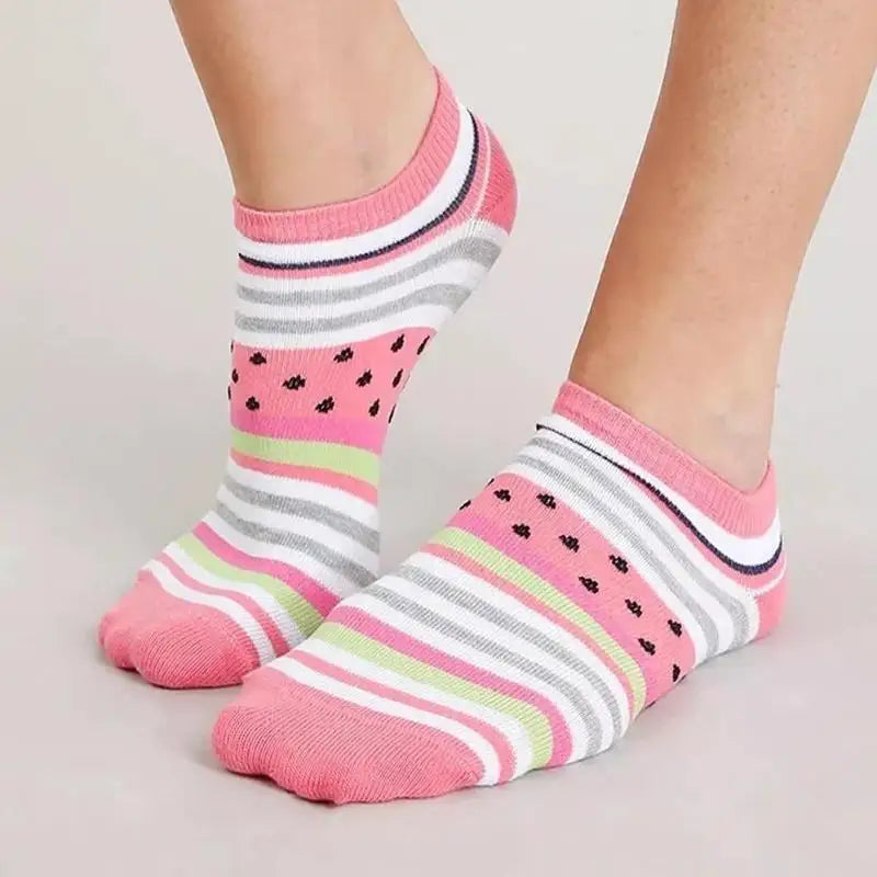 Kit 12 pares de meias femininas multicoloridas casuais curtas cano cores variadas
