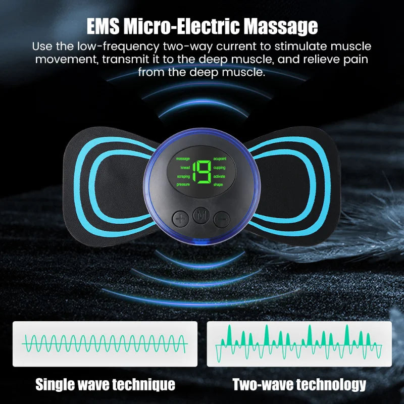 Dezenas fisioterapia pé massageador esteira massageador pes muscular elétrico ems cuidados de saúde relaxamento terapia física massagem saúde