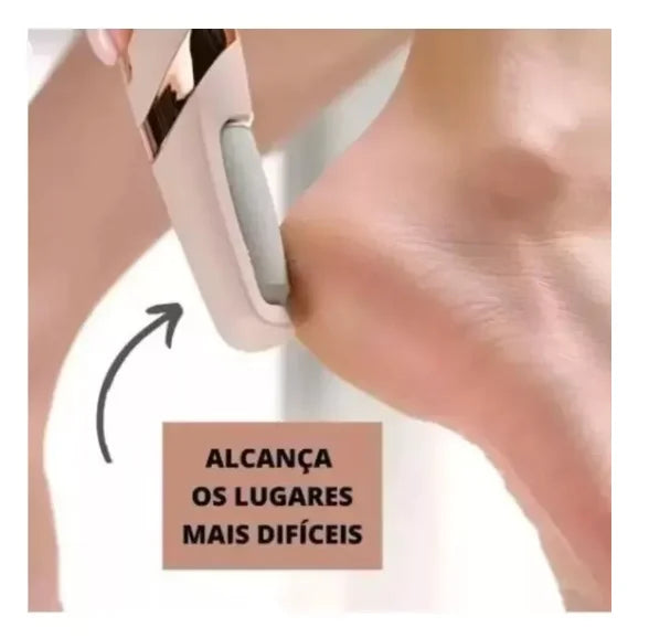 Lixadeira elétrica recarregável conveniente de 360 ° para pés