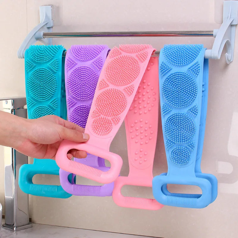 Corpo de lava da escova de banho do massager da esponja do silicone toda a esfoliação da bucha