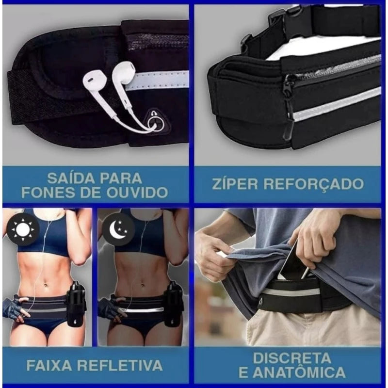 Saco de garrafa de água para corrida esportiva, corrida fina, porta de celular, caminhada, corrida, academia