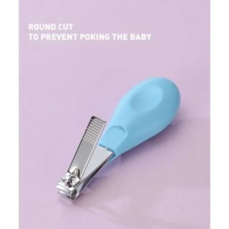 Kit de cuidados e higiene para bebês recém-nascidos, 13 peças, com escova, cortador de unhas, termômetro, tesoura e acessórios