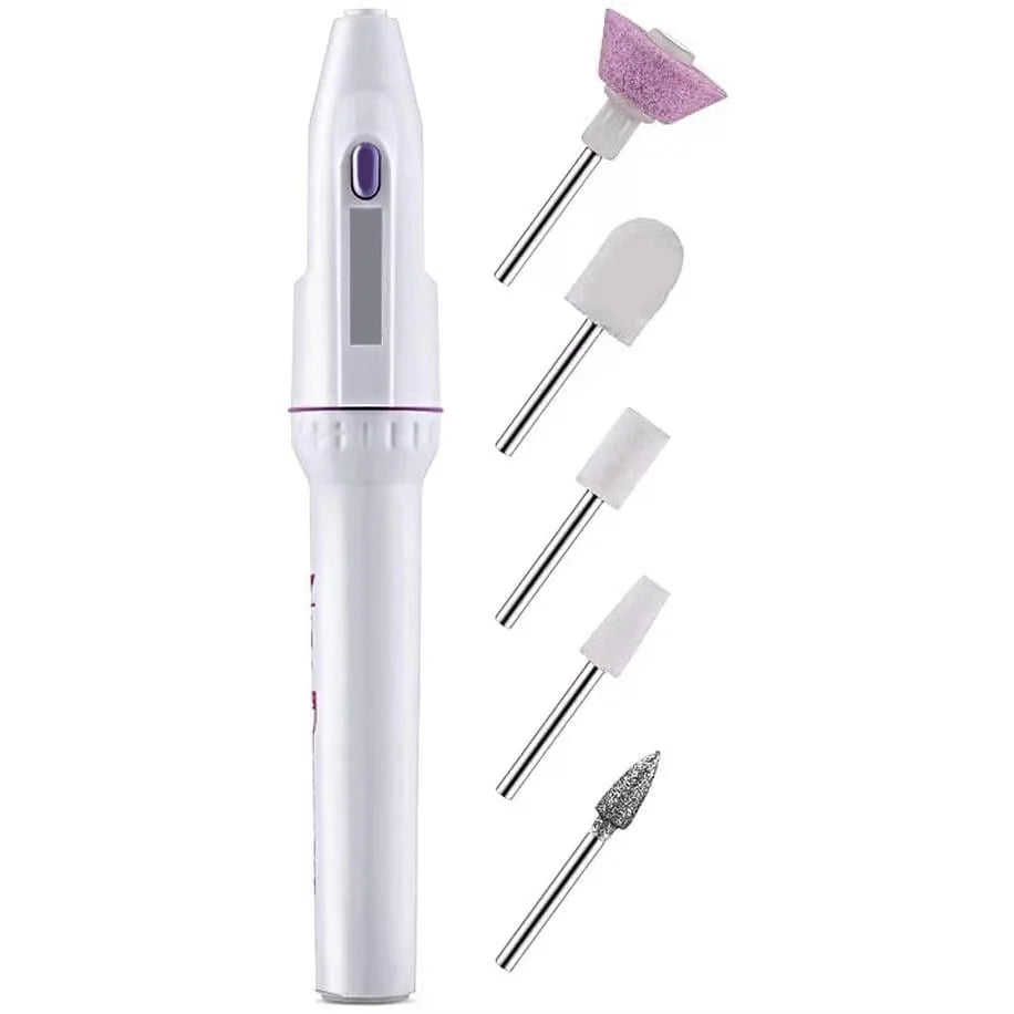 Lixa Elétrica Unhas Manicure Profissional Pedicure Sem Fio