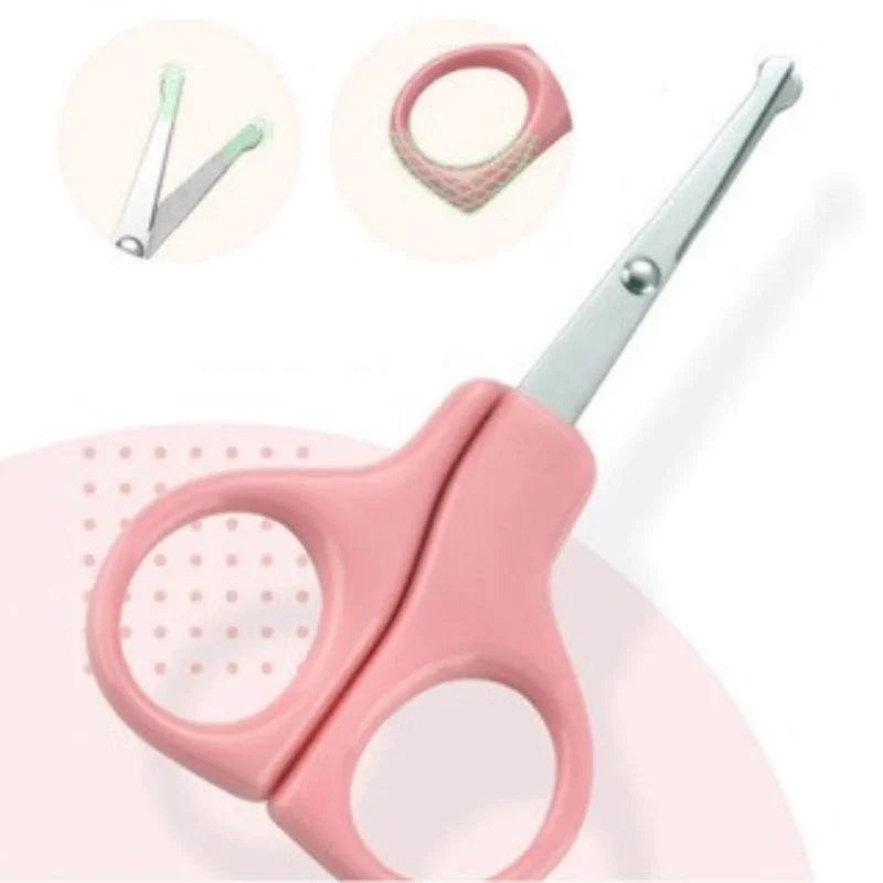 Kit de cuidados e higiene para bebês recém-nascidos, 13 peças, com escova, cortador de unhas, termômetro, tesoura e acessórios