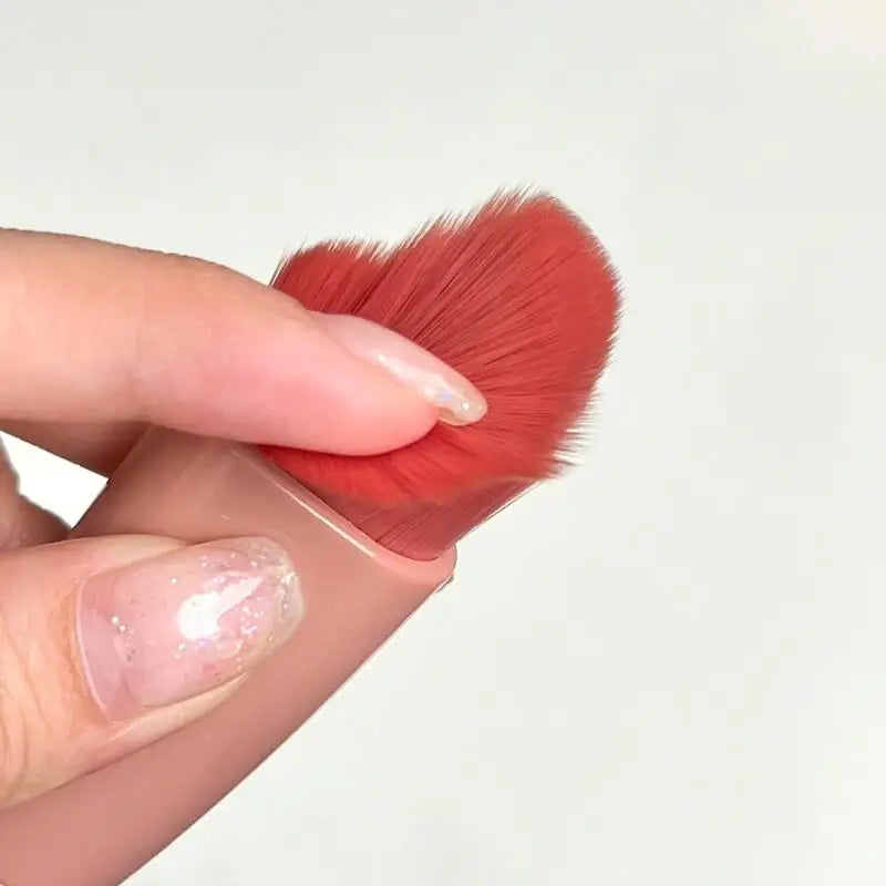 Mini Espelho De Maquiagem Portátil Com 5 Pcs Pincéis De Maquiagem Lupa Mão Segurar Bolso Dobrável Maquiagemet Foldable Makeup