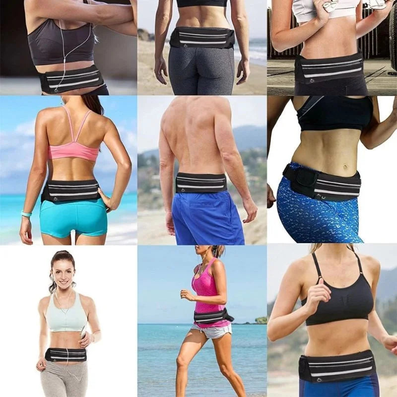 Saco de garrafa de água para corrida esportiva, corrida fina, porta de celular, caminhada, corrida, academia