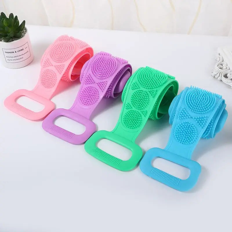 Corpo de lava da escova de banho do massager da esponja do silicone toda a esfoliação da bucha