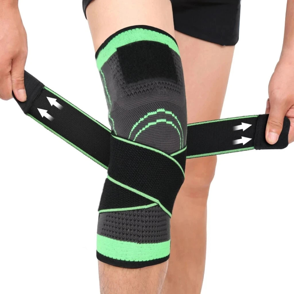 Masculino feminino esportes joelho apoio mangas de compressão dor nas articulações alívio da artrite correndo fitness elástico envoltório cinta joelheiras