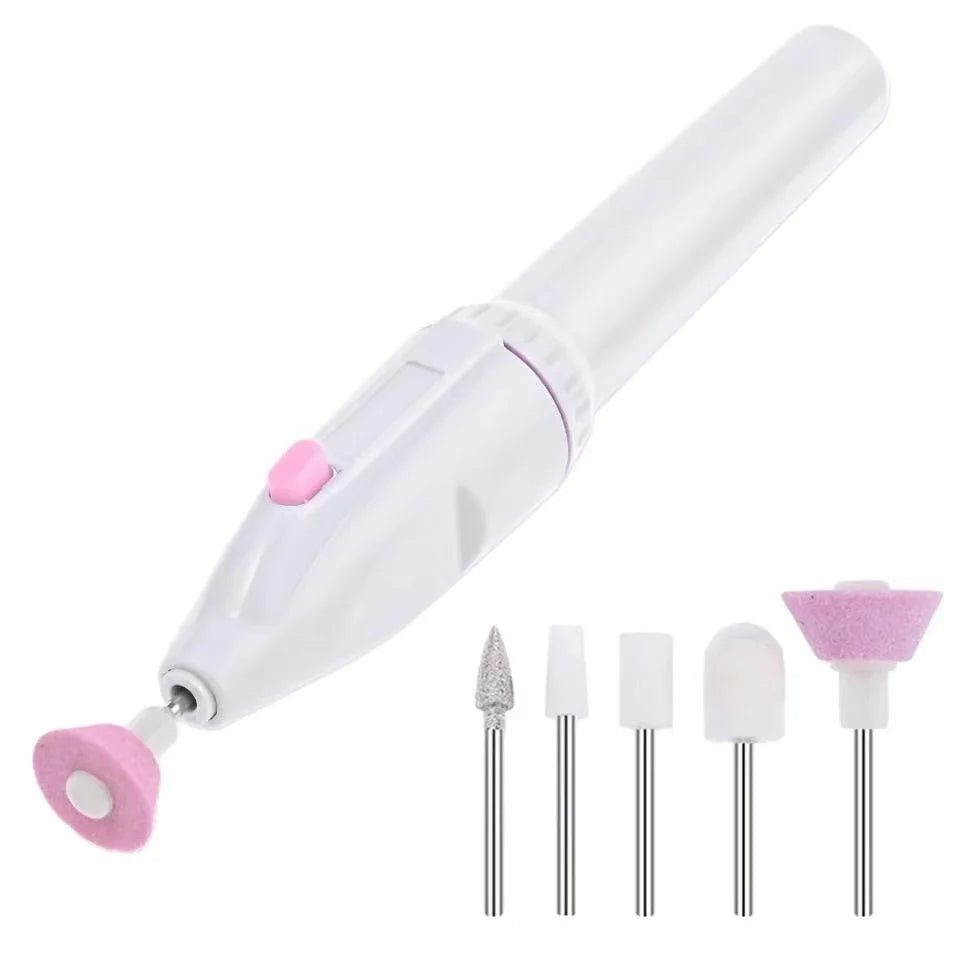 Lixa Elétrica Unhas Manicure Profissional Pedicure Sem Fio