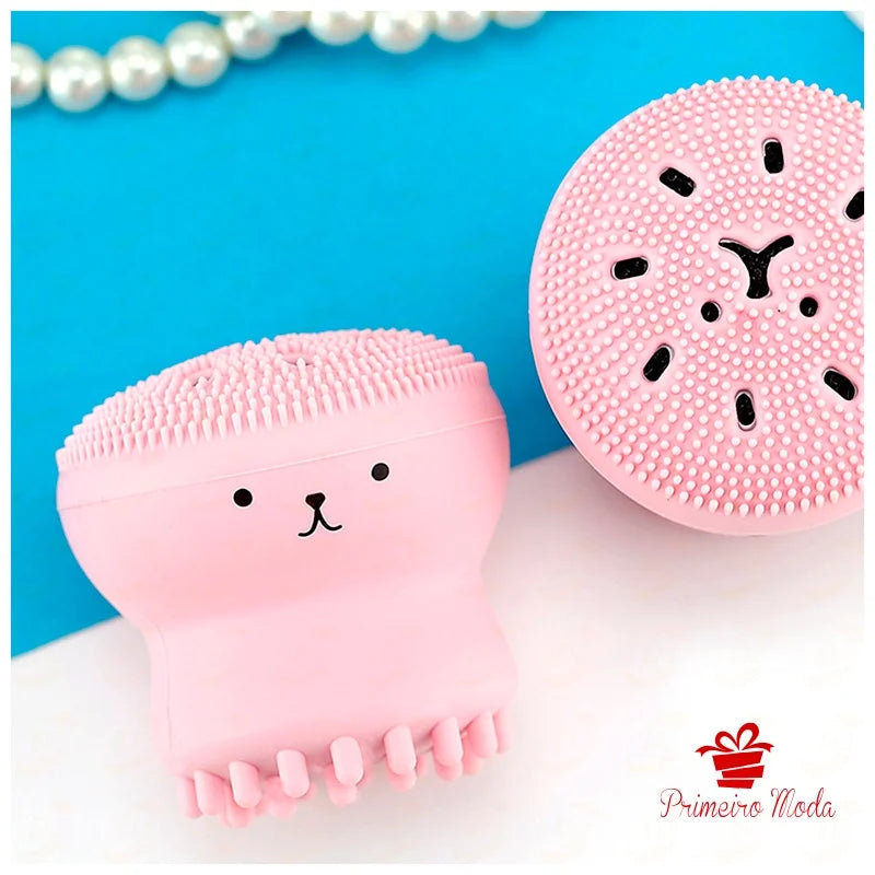 Esponja de limpeza facial esfoliante massageador facial polvo/para base/conjetivo/contorno/cuidados com a pele