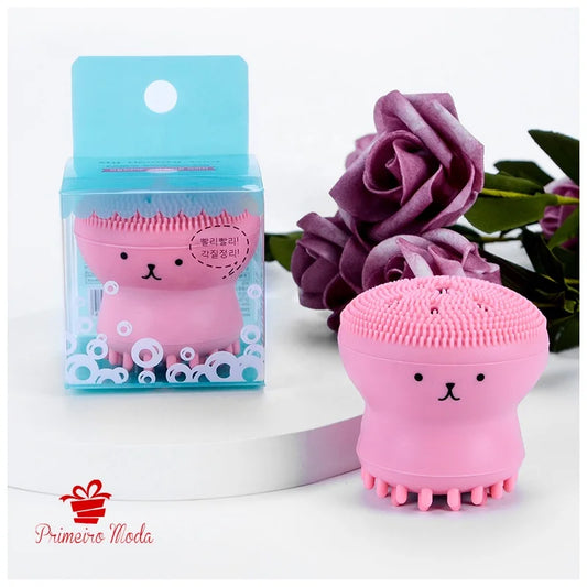 Esponja de limpeza facial esfoliante massageador facial polvo/para base/conjetivo/contorno/cuidados com a pele
