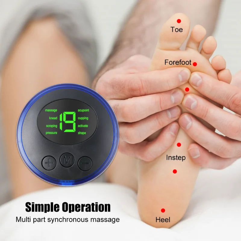 Dezenas fisioterapia pé massageador esteira massageador pes muscular elétrico ems cuidados de saúde relaxamento terapia física massagem saúde