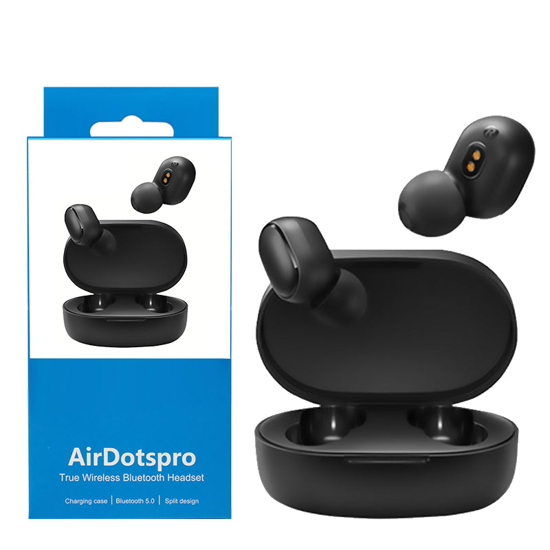 Fone de ouvido bluetooth esportes ao ar livre fone de ouvido sem fio 5.0 com caixa de carregamento controle de toque de energia fones de ouvido